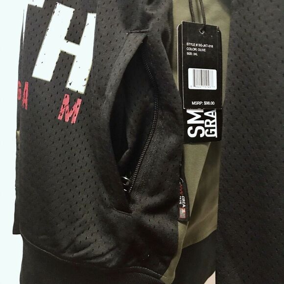 Smith & Graham NWT Zip Up Track Jacket Men 3XL - Picture 6 of 12